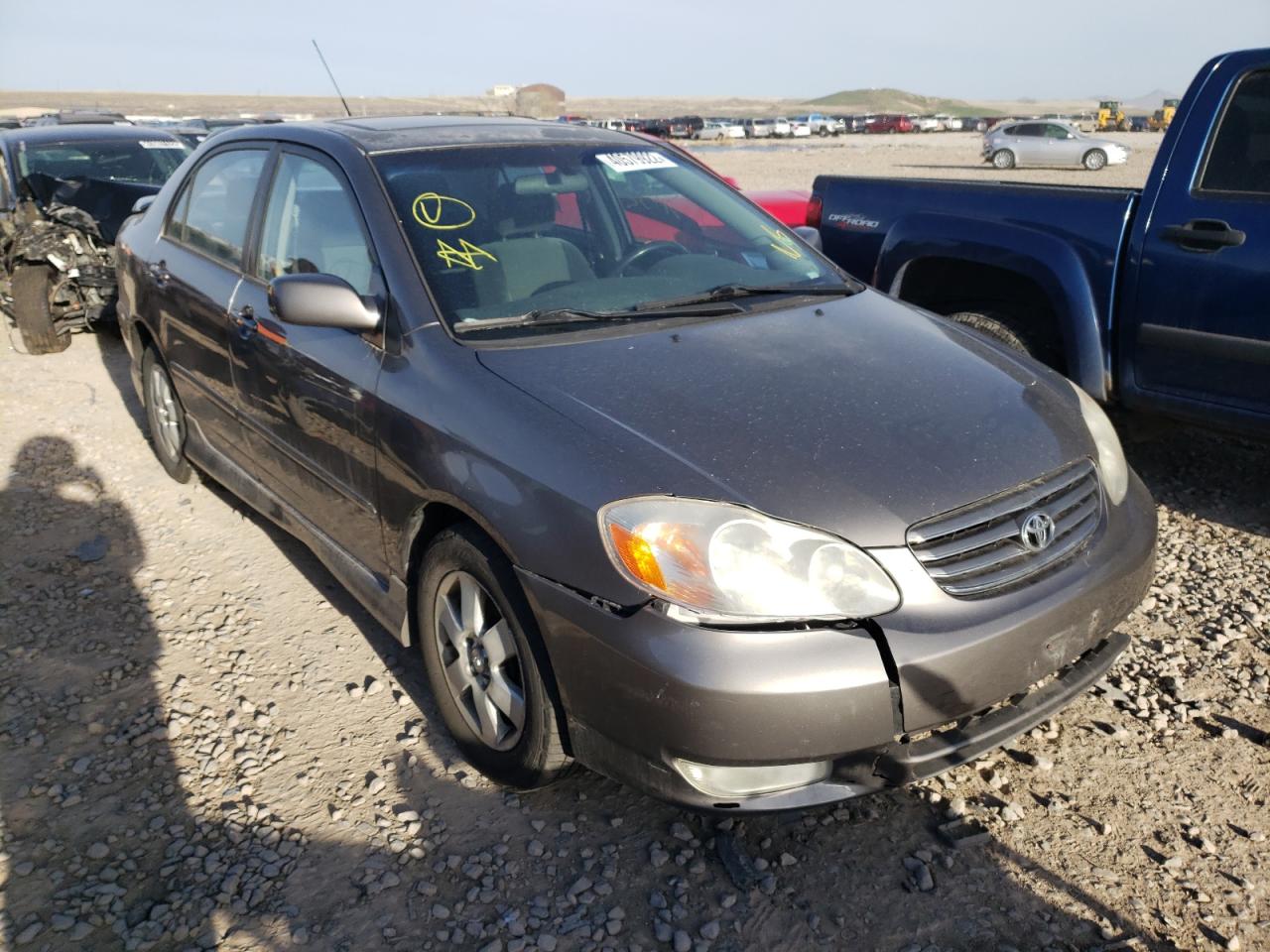 TOYOTA COROLLA CE 2003 with VIN 1NXBR32E83Z158748 - Photo from auction
