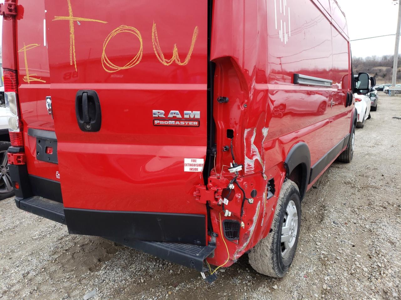 Photo 9 from auction – 2019 RAM PROMASTER with VIN 3C6URVHG6KE550567