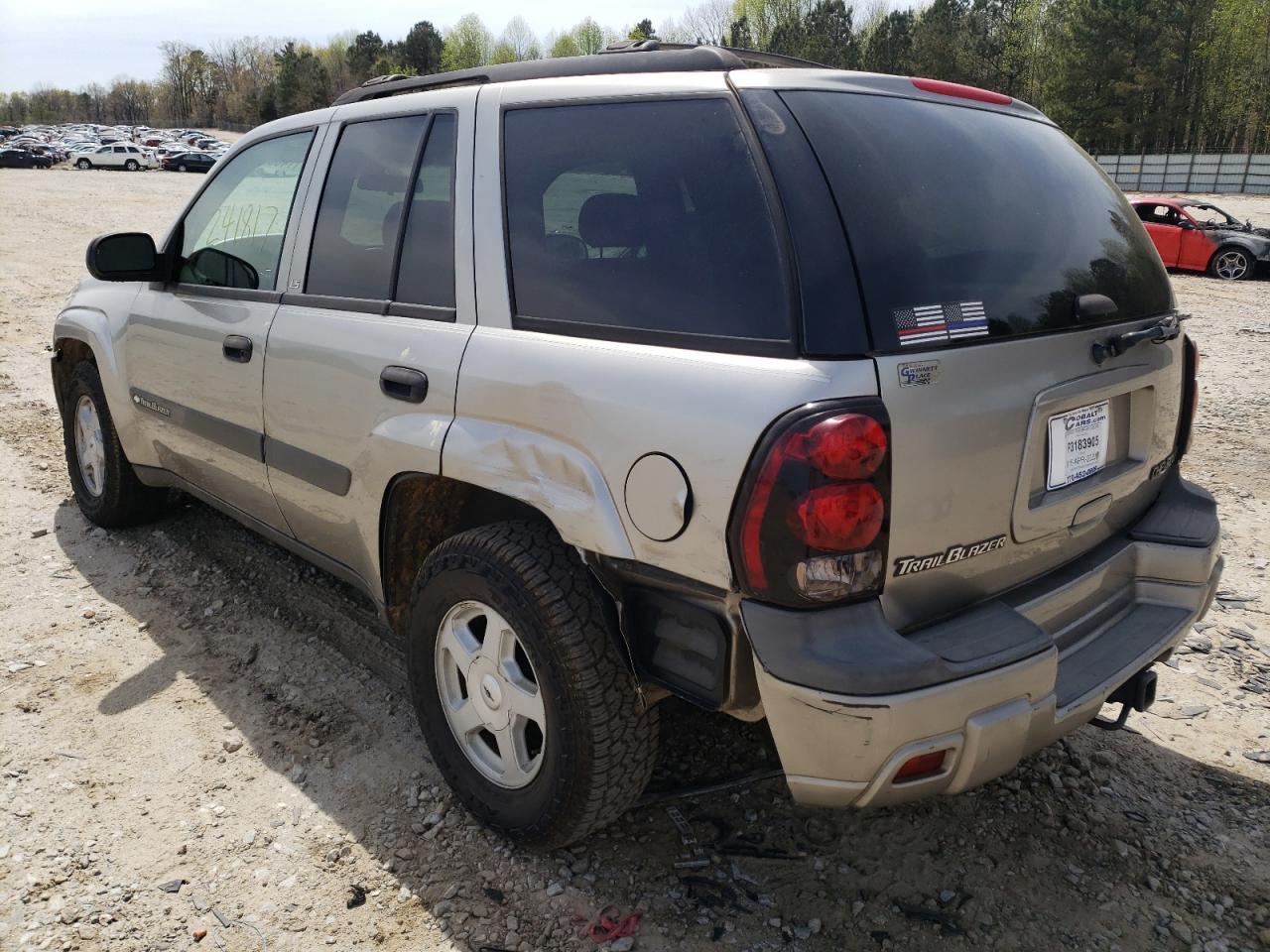 Photo 3 from auction – 2003 CHEVROLET TRAILBLAZE with VIN 1GNDS13S532241373