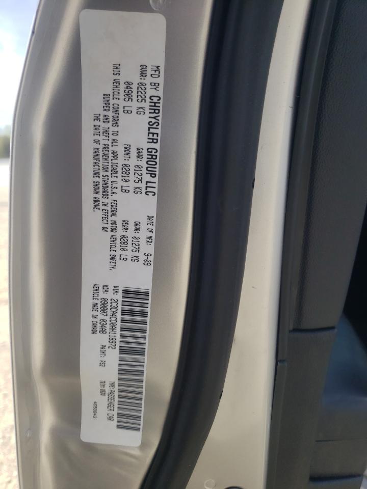 Photo 10 from auction – 2010 CHRYSLER 300 TOURIN with VIN 2C3CA4CD0AH118972