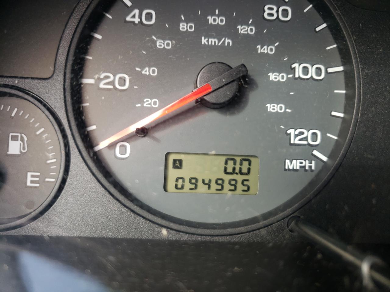 Photo 8 from auction – 2001 SUBARU FORESTER L with VIN JF1SF63581G752660
