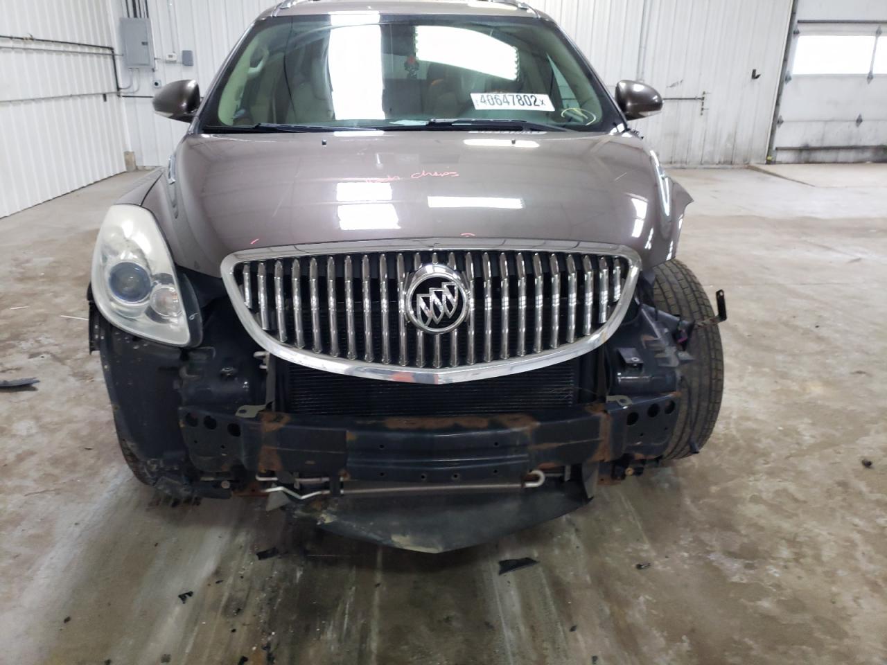 Photo 9 from auction – 2010 BUICK ENCLAVE CX with VIN 5GALRCED5AJ257491