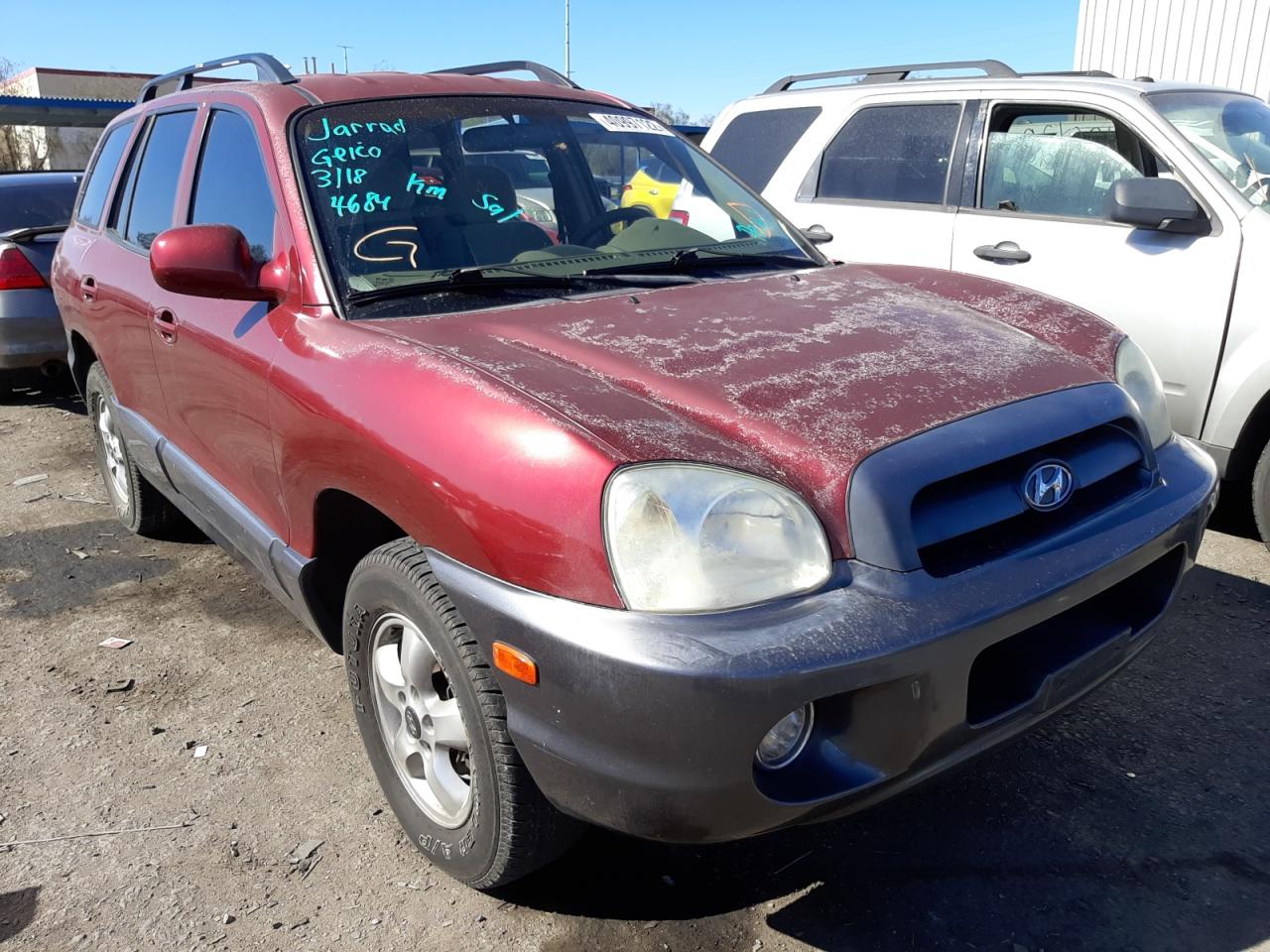 Photo 1 from auction – 2005 HYUNDAI SANTA FE G with VIN KM8SC13E95U964086