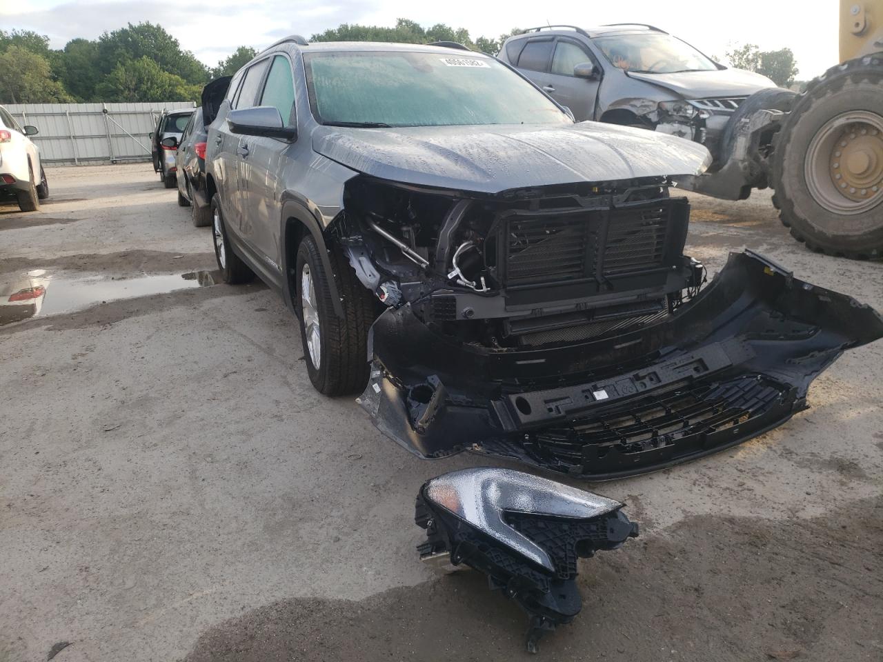 GMC TERRAIN SL 2021 with VIN 3GKALTEV7ML382204 - Photo from auction