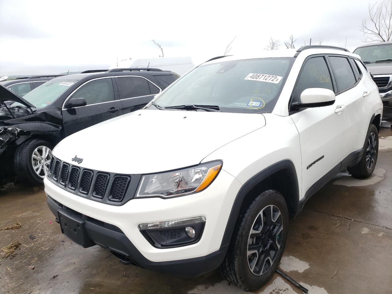 Photo 2 from auction – 2020 JEEP COMPASS SP with VIN 3C4NJDAB5LT235625