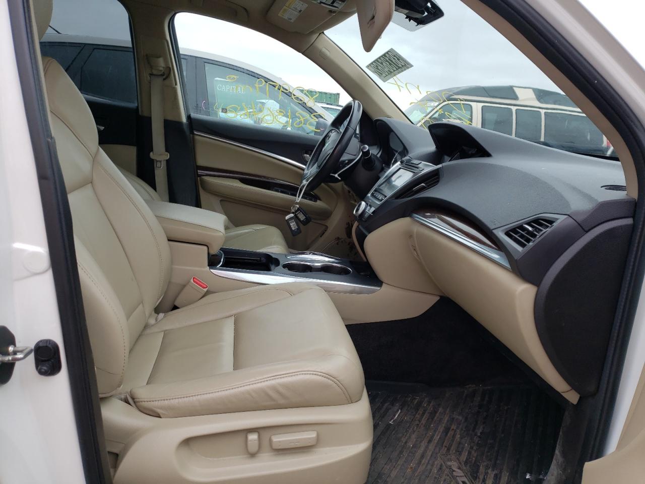 Photo 5 from auction – 2017 ACURA MDX TECHNO with VIN 5FRYD4H59HB006454