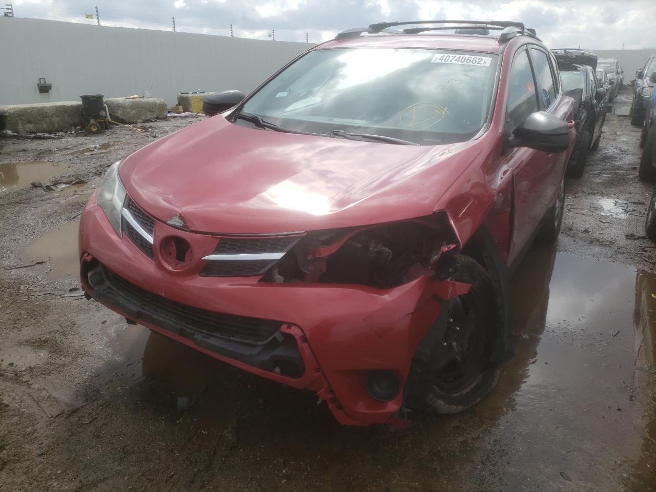 Photo 2 from auction – 2013 TOYOTA RAV4 LE with VIN JTMZFREV5D5008473