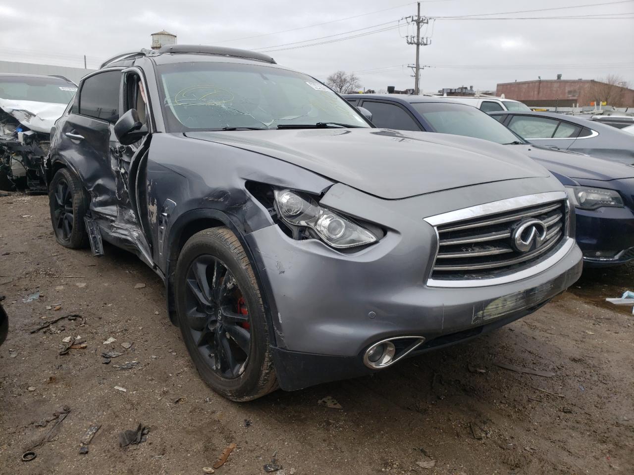 INFINITI FX35 2012 with VIN JN8AS1MWXCM151450 - Photo from auction