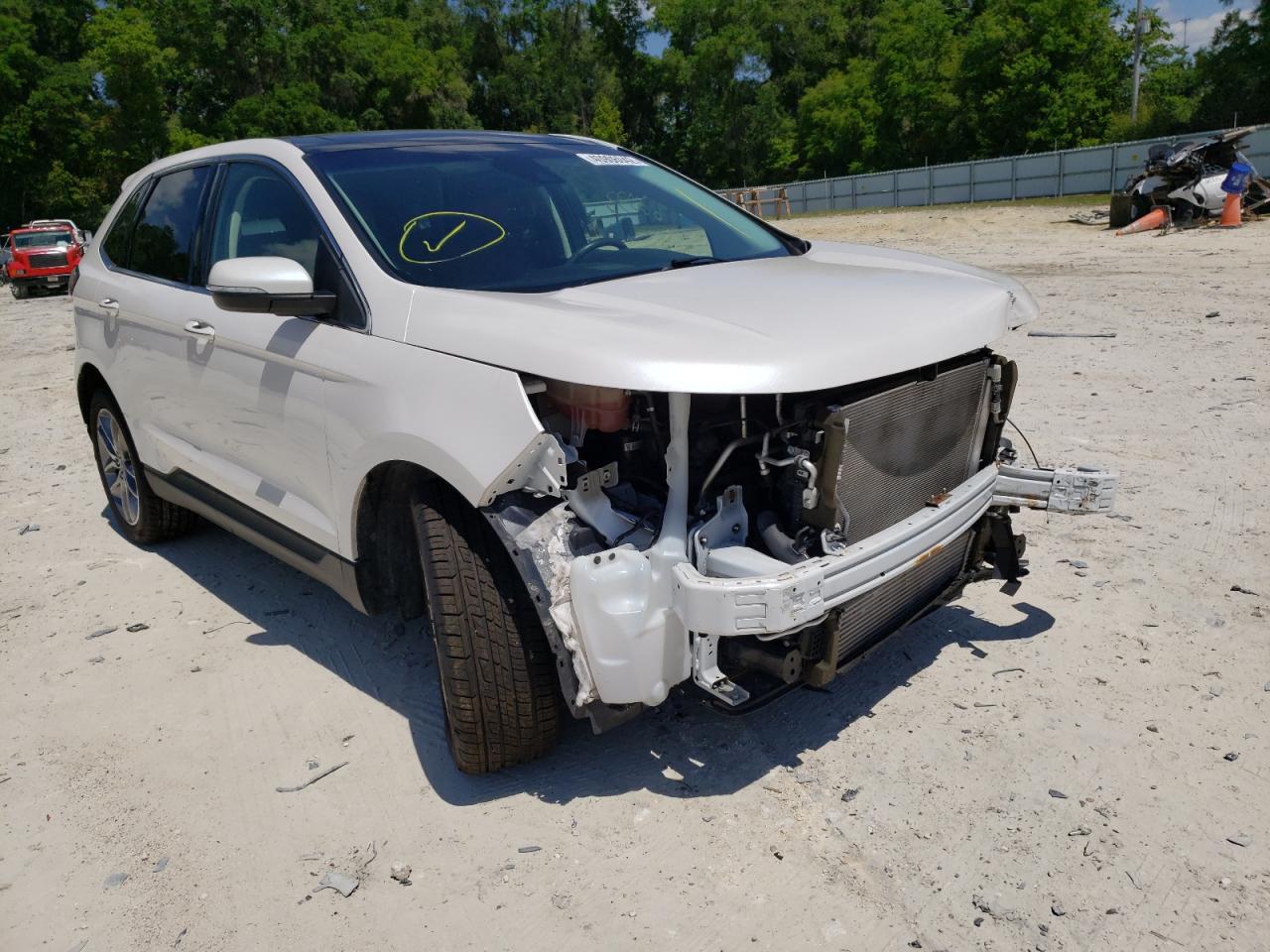 FORD EDGE TITAN 2017 with VIN 2FMPK3K94HBB67036 - Photo from auction