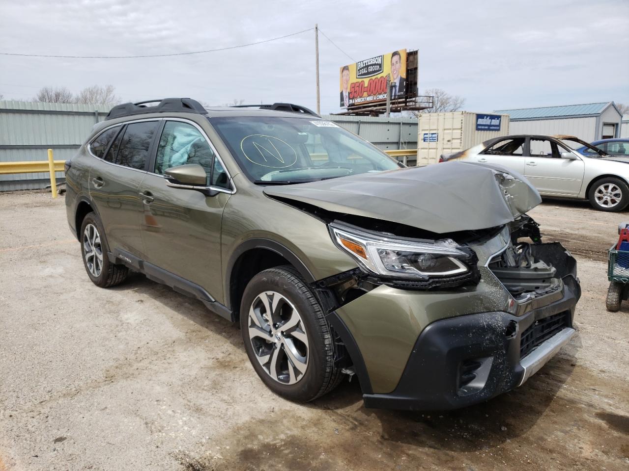 SUBARU OUTBACK LI 2021 with VIN 4S4BTANC6M3162305 - Photo from auction