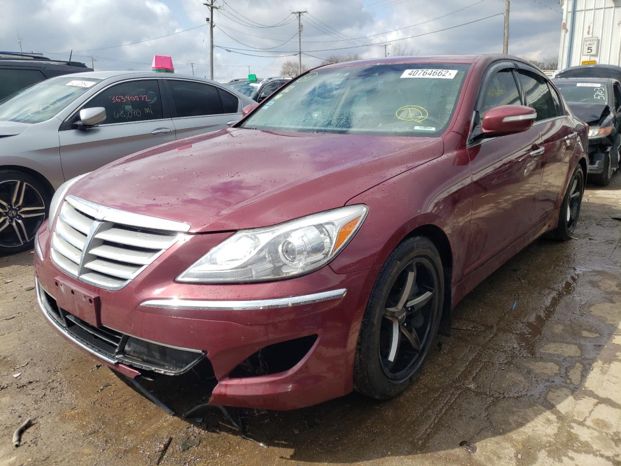 Photo 2 from auction – 2013 HYUNDAI GENESIS 3. with VIN KMHGC4DD0DU233008