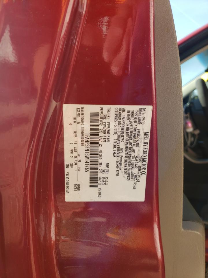 Photo 10 from auction – 2011 FORD FOCUS SE with VIN 1FAHP3FN1BW141765