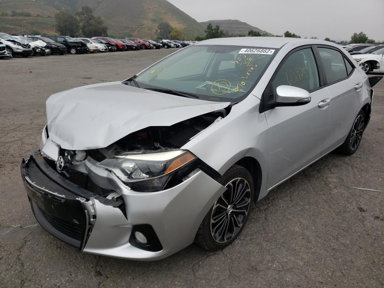 Photo 2 from auction – 2016 TOYOTA COROLLA L with VIN 5YFBURHEXGP437585