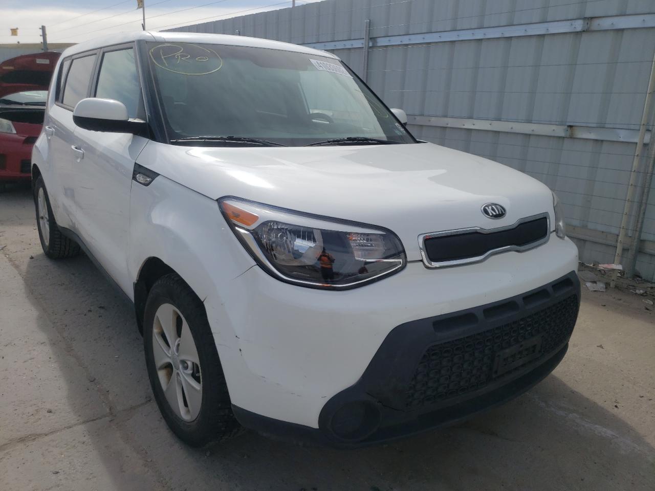 KIA SOUL 2014 with VIN KNDJN2A27E7093065 - Photo from auction