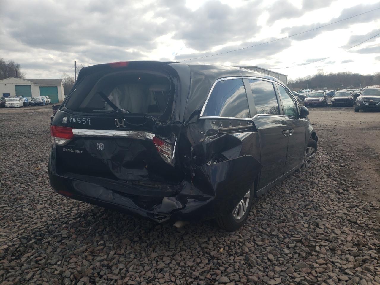 Photo 4 from auction – 2014 HONDA ODYSSEY EX with VIN 5FNRL5H67EB050522
