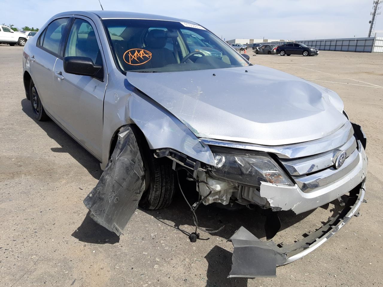 FORD FUSION S 2012 with VIN 3FAHP0GA9CR399773 - Photo from auction