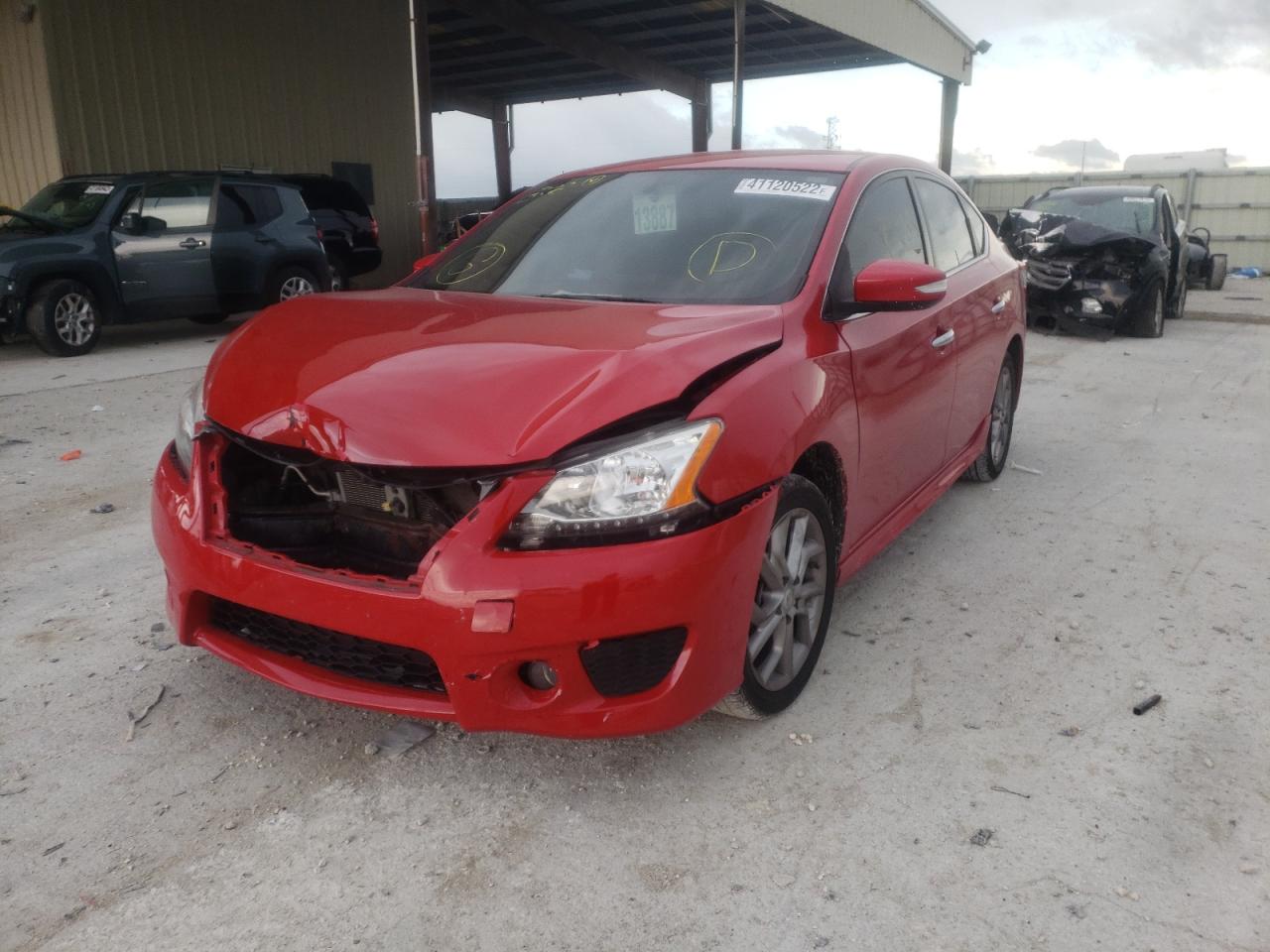 Photo 2 from auction – 2015 NISSAN SENTRA S with VIN 3N1AB7AP2FY284476