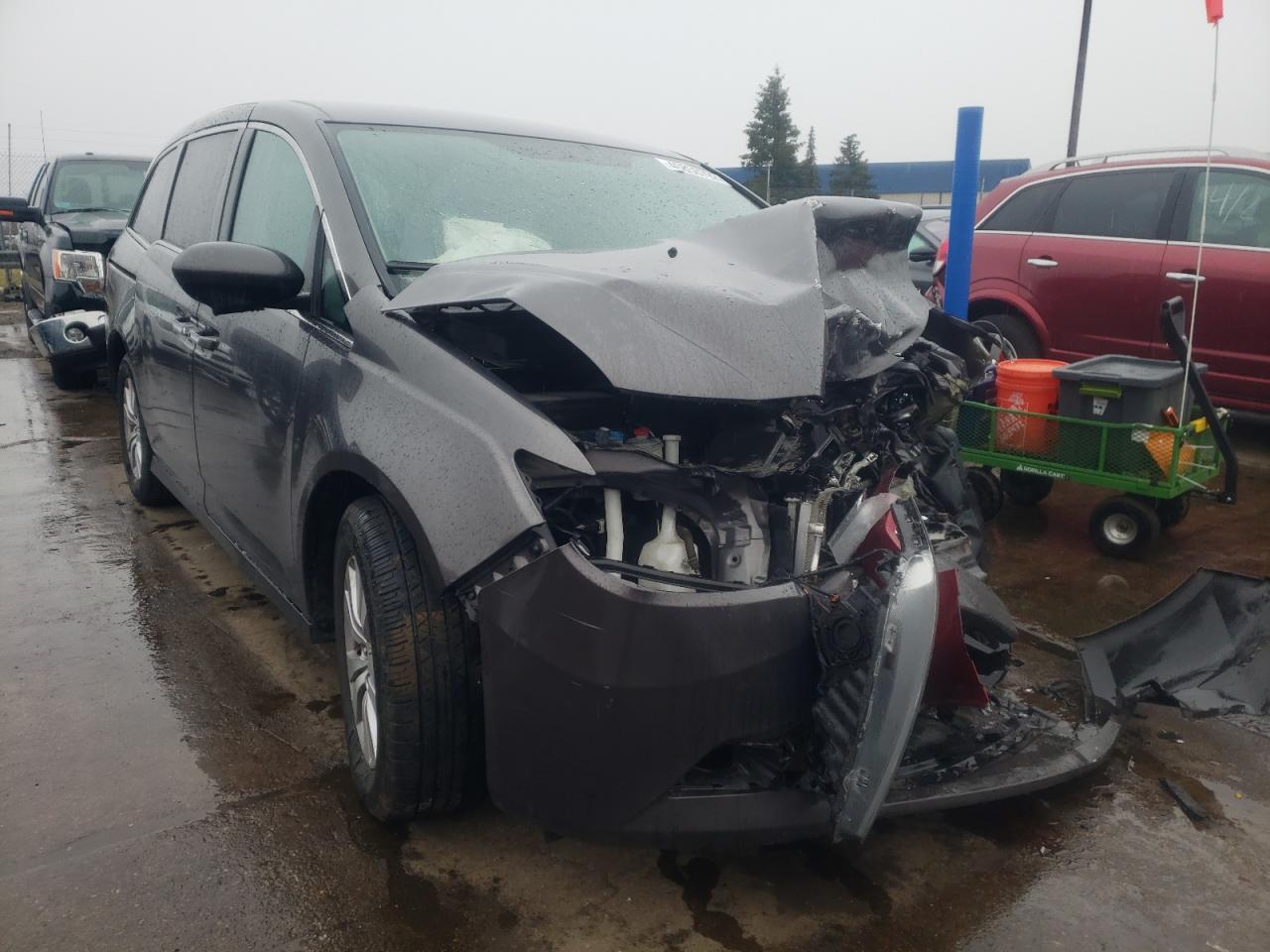 Photo 1 from auction – 2015 HONDA ODYSSEY EX with VIN 5FNRL5H47FB128264