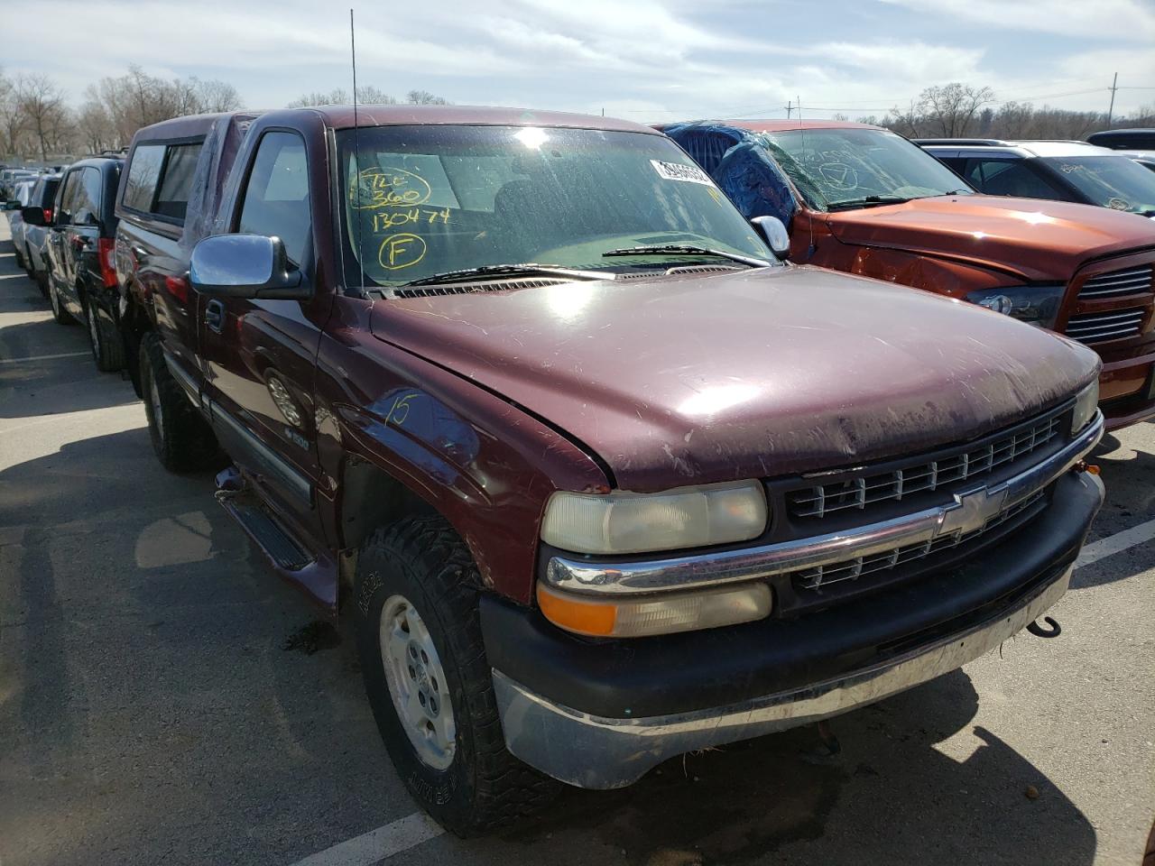 Photo 1 from auction – 1999 CHEVROLET SILVERADO with VIN 1GCEK14T3XE130474
