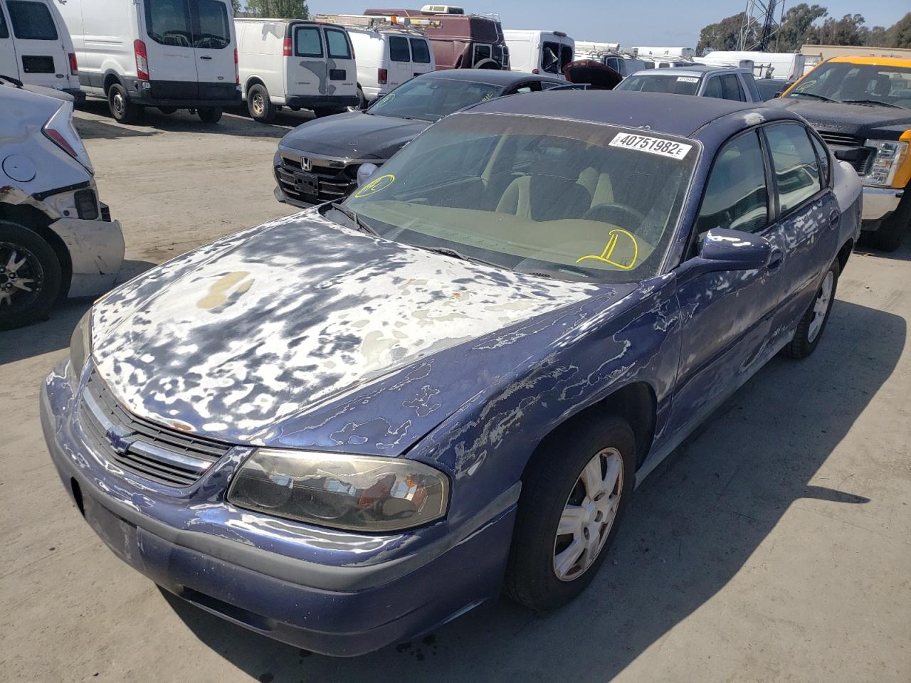 Photo 2 from auction – 2000 CHEVROLET IMPALA with VIN 2G1WF52E8Y9190946