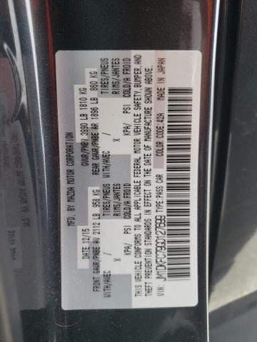 Photo 10 from auction – 2016 MAZDA CX-3 TOURI with VIN JM1DKFC79G0127699