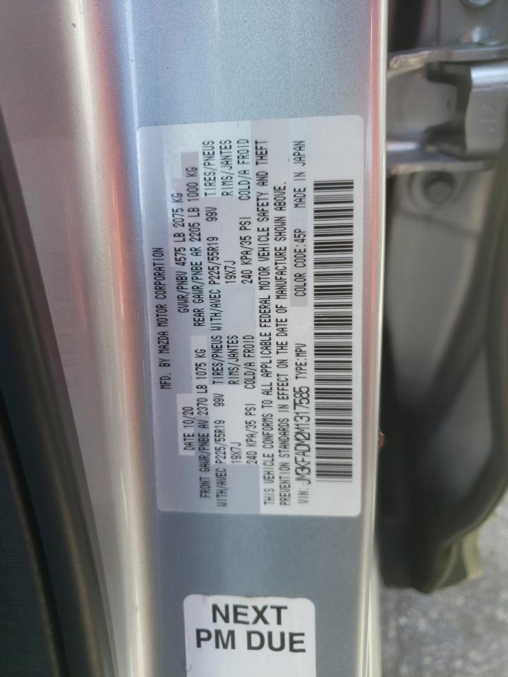 Photo 10 from auction – 2021 MAZDA CX-5 GRAND with VIN JM3KFADM2M1317585