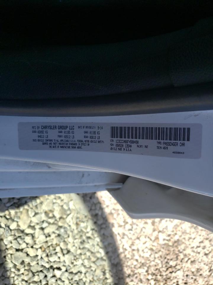 Photo 10 from auction – 2015 CHRYSLER 200 LIMITE with VIN 1C3CCCAB6FN580490