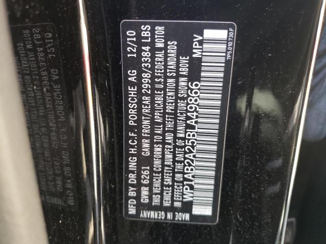 Photo 10 from auction – 2011 PORSCHE CAYENNE S with VIN WP1AB2A25BLA49866