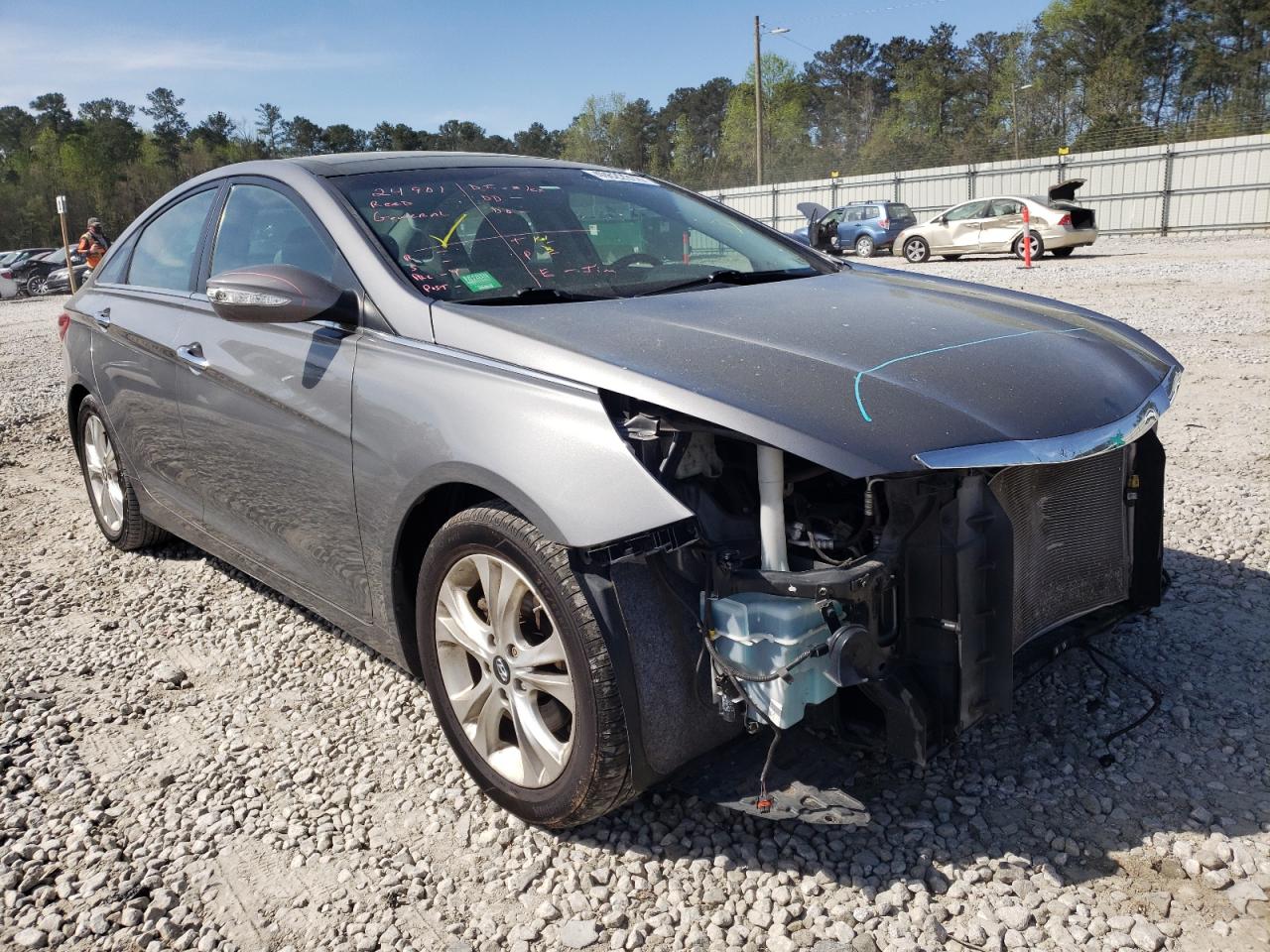 HYUNDAI SONATA SE 2012 with VIN 5NPEC4AC0CH470582 - Photo from auction