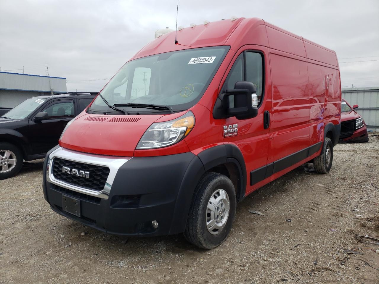 Photo 2 from auction – 2019 RAM PROMASTER with VIN 3C6URVHG6KE550567