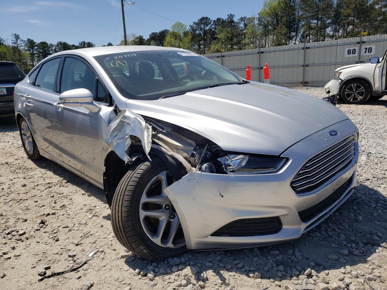 FORD FUSION SE 2016 with VIN 3FA6P0H77GR125634 - Photo from auction