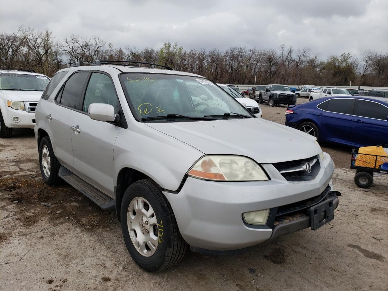 ACURA MDX 2002 with VIN 2HNYD18422H529110 - Photo from auction