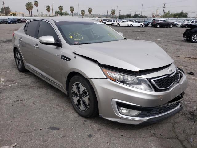 KIA OPTIMA HYB 2013 with VIN KNAGM4ADXD5045447 - Photo from auction
