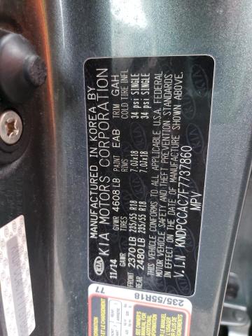 Photo 10 from auction – 2015 KIA SPORTAGE E with VIN KNDPCCAC7F7737860