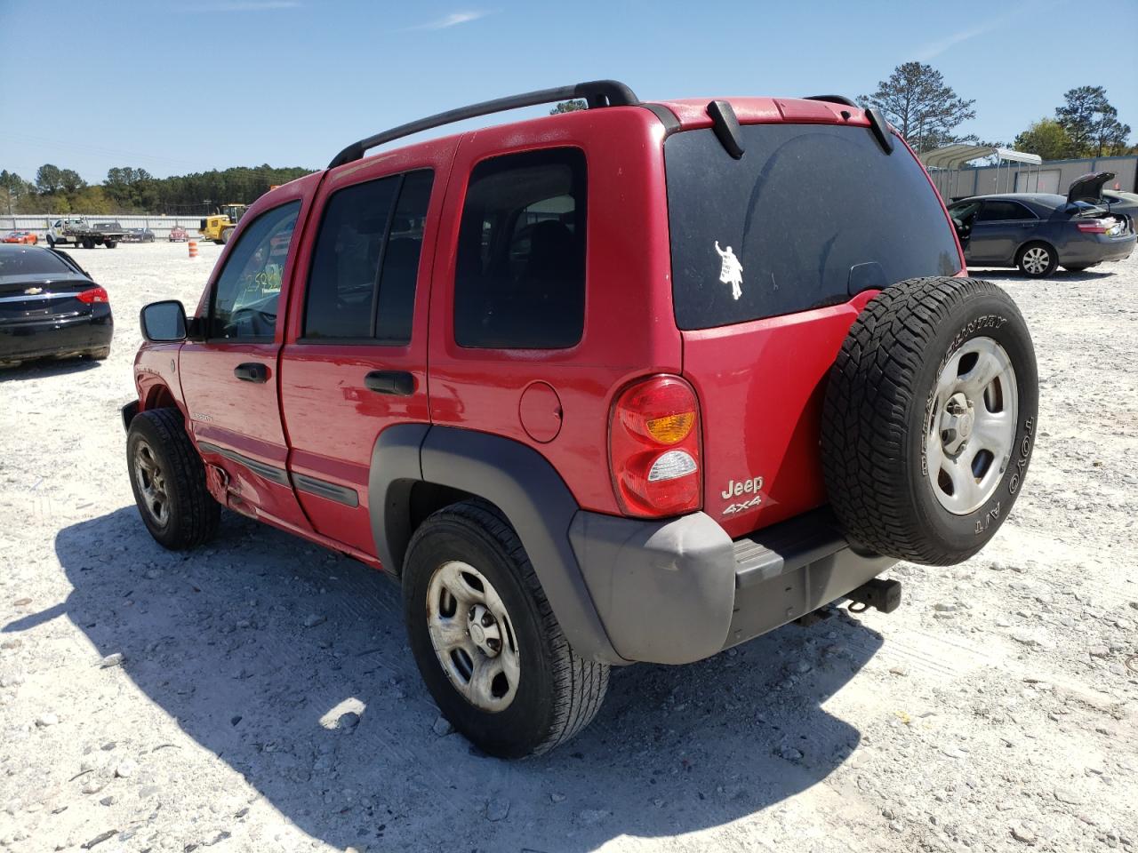 Photo 3 from auction – 2004 JEEP LIBERTY SP with VIN 1J4GL48K74W305477