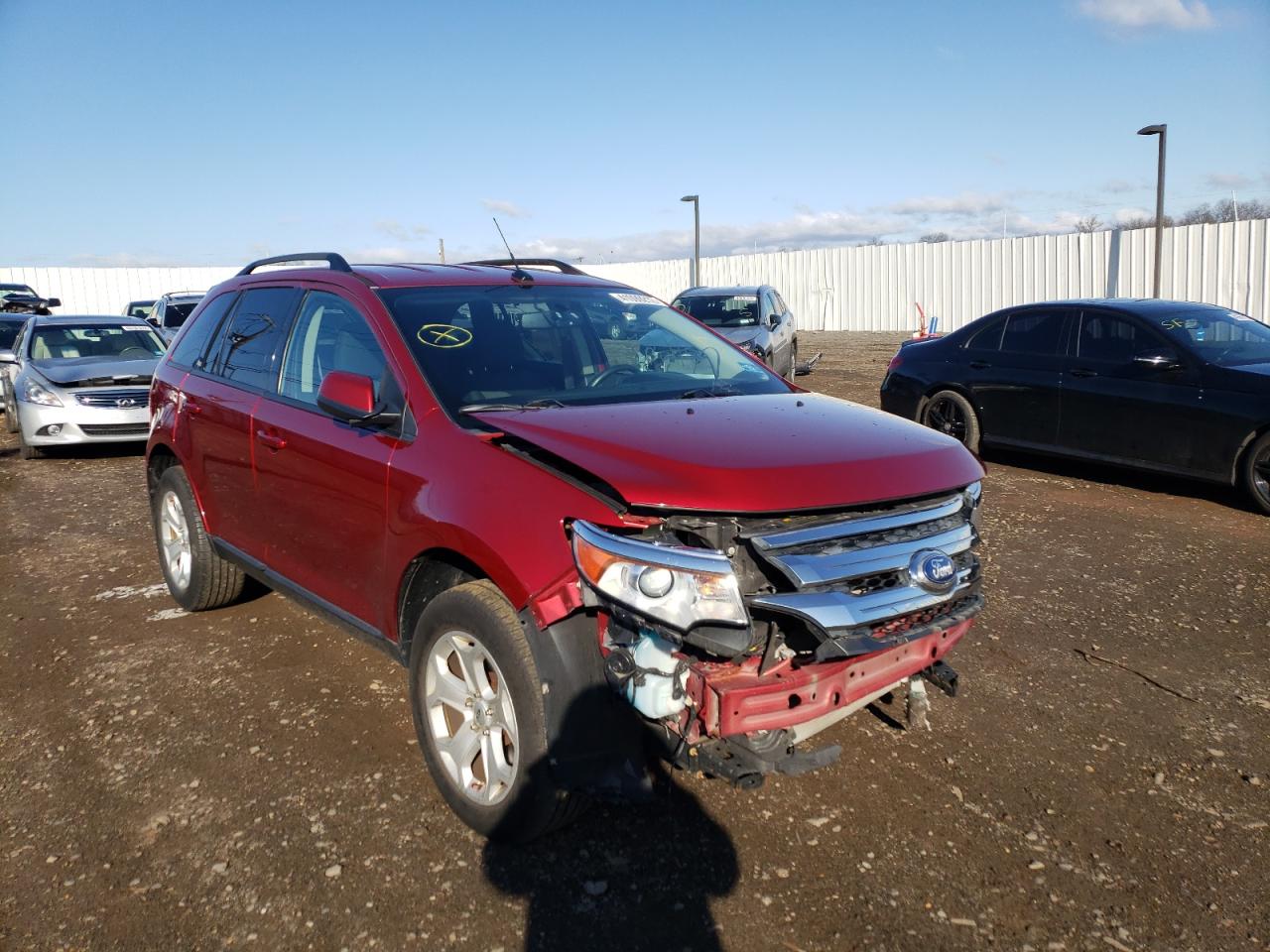 FORD EDGE SEL 2013 with VIN 2FMDK4JCXDBC20175 - Photo from auction