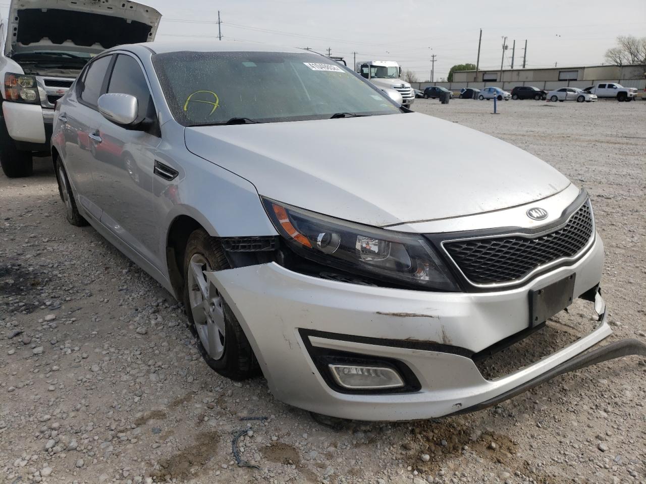 KIA OPTIMA LX 2014 with VIN 5XXGM4A79EG275362 - Photo from auction