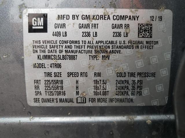 Photo 10 from auction – 2020 BUICK ENCORE GX with VIN KL4MMCSL5LB078887