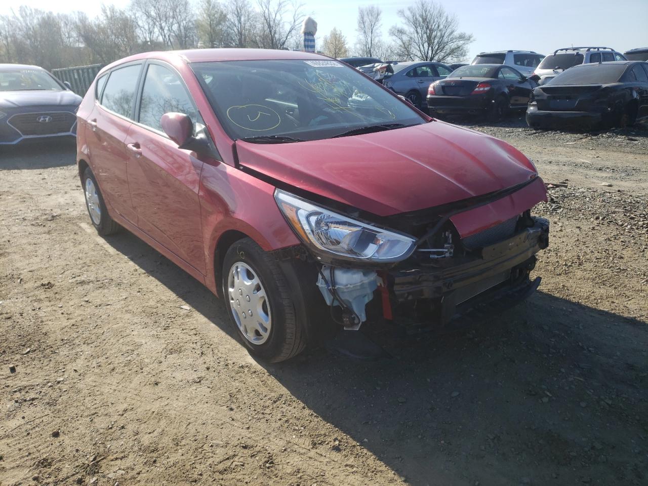 HYUNDAI ACCENT SE 2016 with VIN KMHCT5AE6GU283014 - Photo from auction