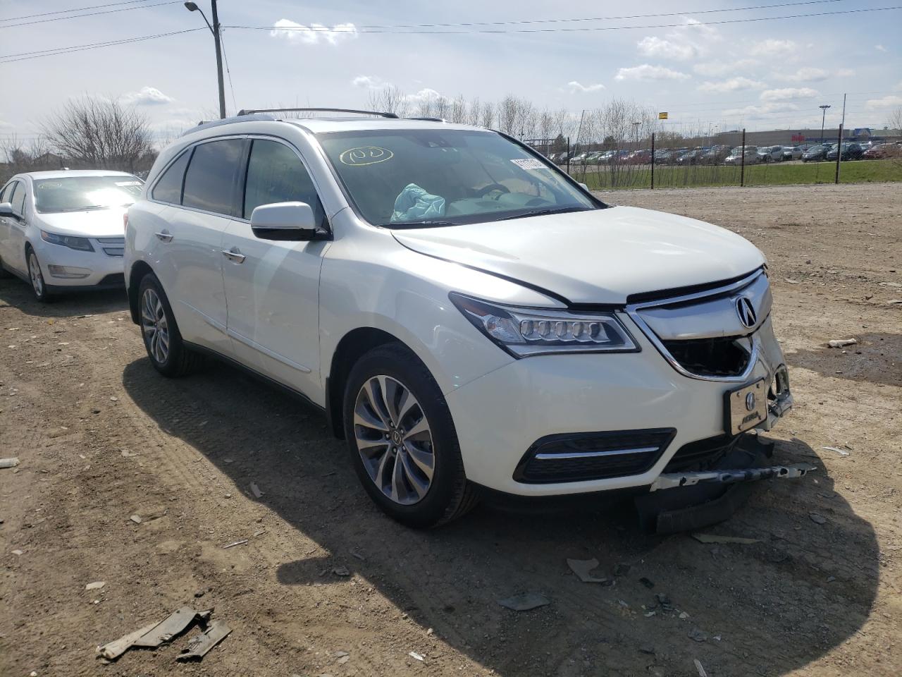ACURA MDX TECHNO 2014 with VIN 5FRYD4H49EB034855 - Photo from auction