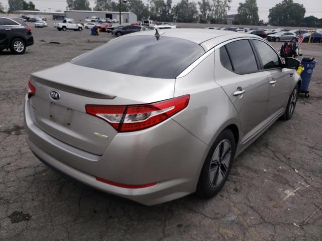 Photo 4 from auction – 2013 KIA OPTIMA HYB with VIN KNAGM4ADXD5045447