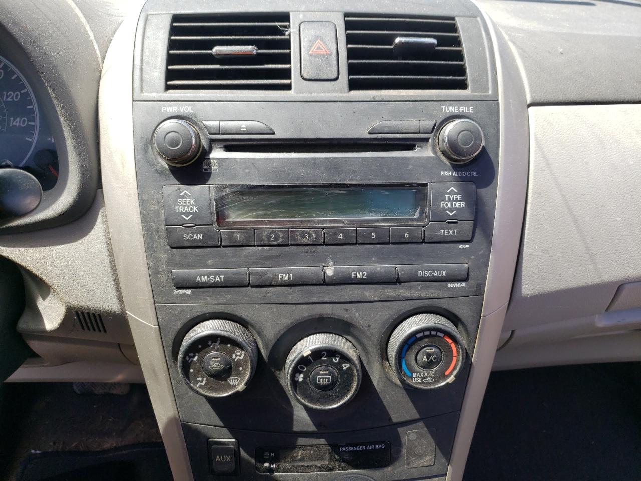 Photo 9 from auction – 2010 TOYOTA COROLLA BA with VIN 1NXBU4EE5AZ273692