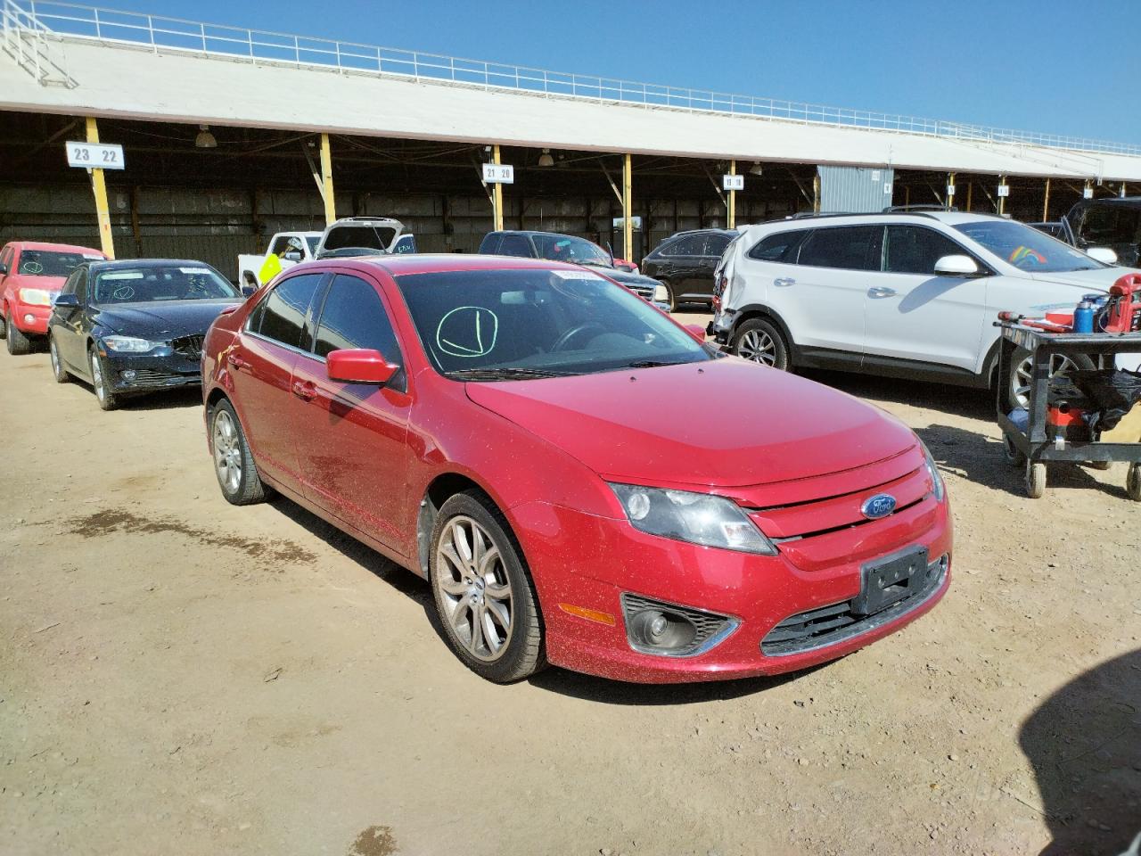 FORD FUSION SE 2012 with VIN 3FAHP0HA4CR285940 - Photo from auction