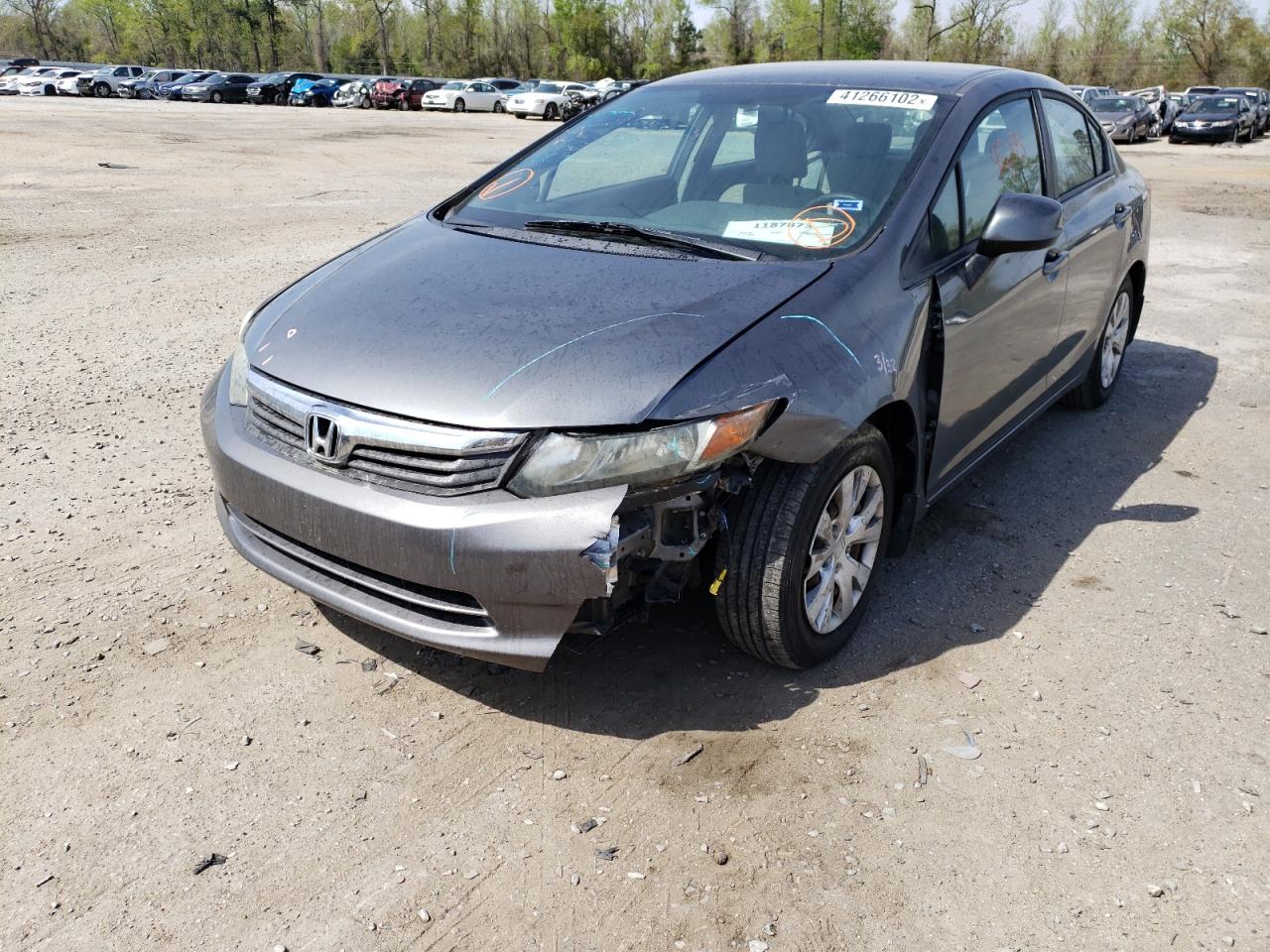 Photo 9 from auction – 2012 HONDA CIVIC LX with VIN 19XFB2F54CE094169
