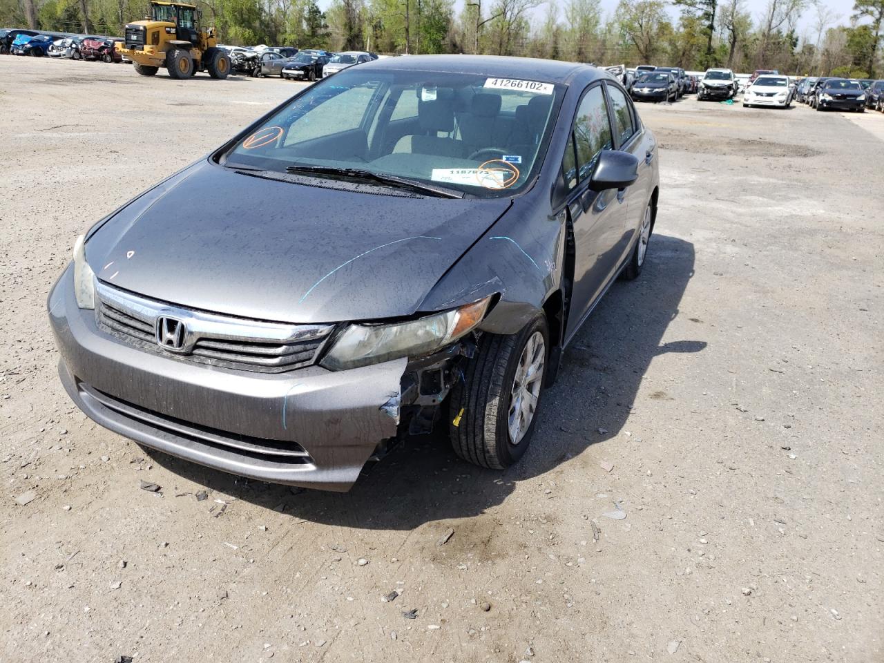 Photo 2 from auction – 2012 HONDA CIVIC LX with VIN 19XFB2F54CE094169