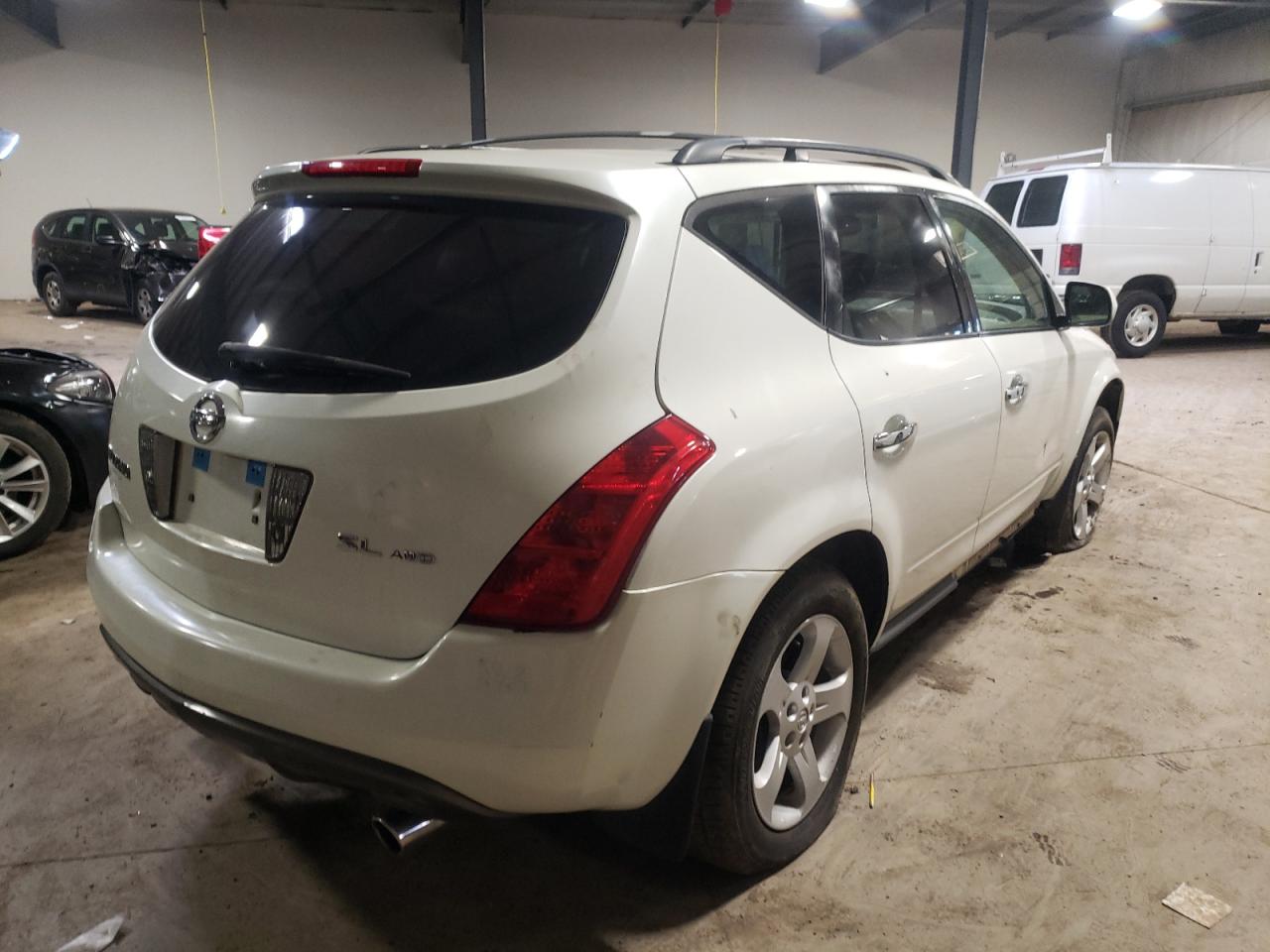 Photo 4 from auction – 2005 NISSAN MURANO SL with VIN JN8AZ08W65W415285