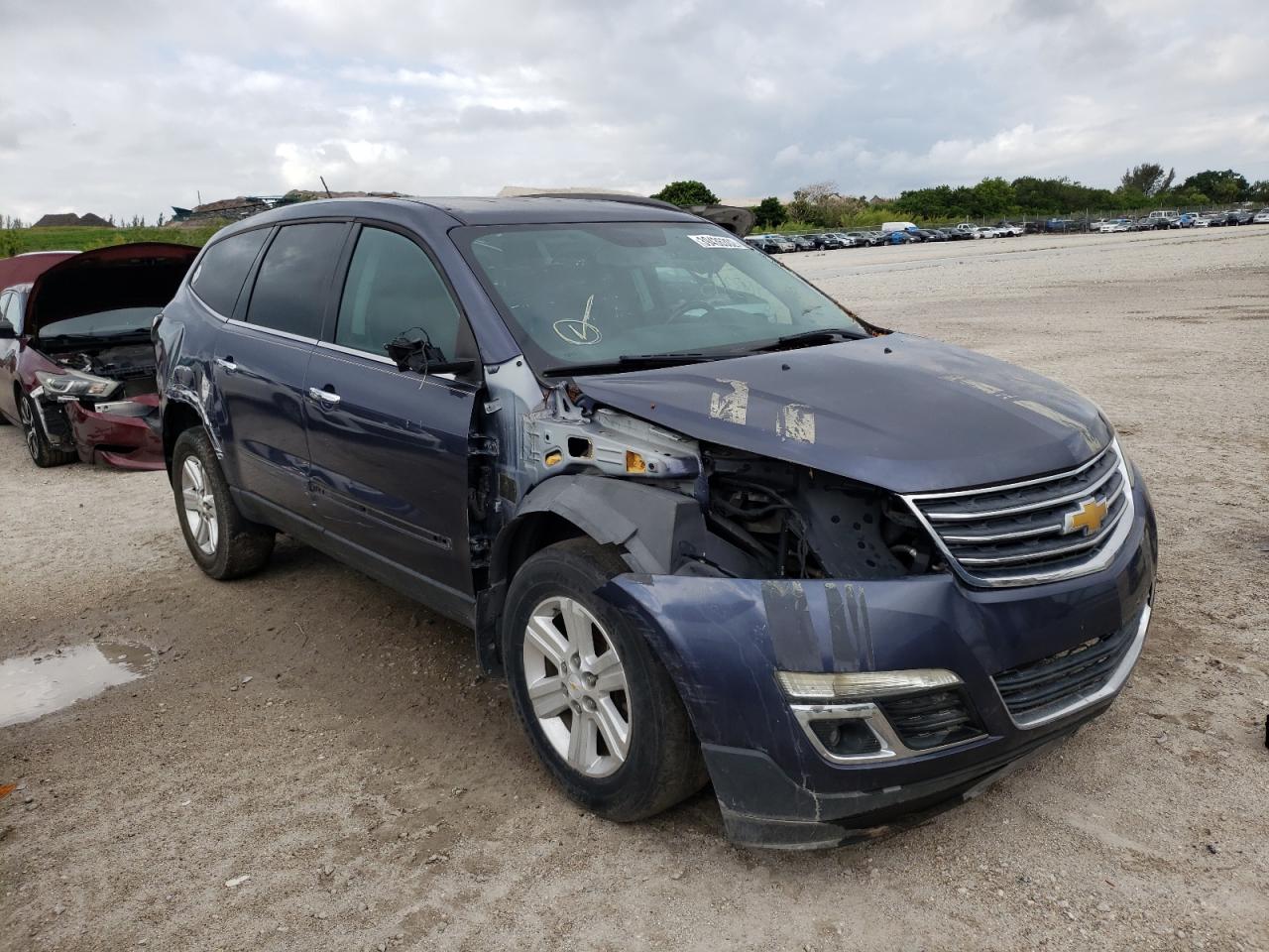 CHEVROLET TRAVERSE L 2014 with VIN 1GNKRGKD3EJ100593 - Photo from auction