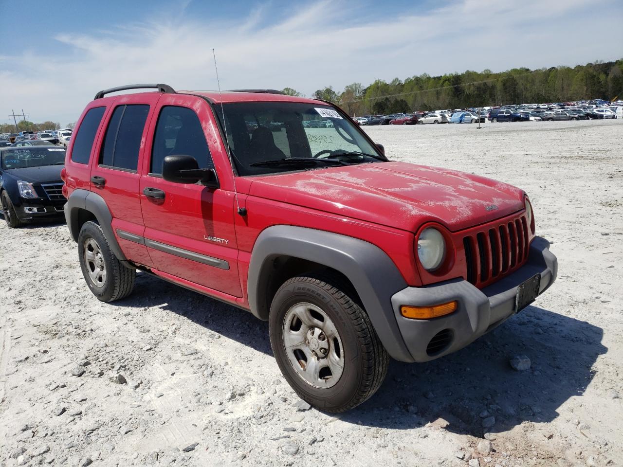 Photo 1 from auction – 2004 JEEP LIBERTY SP with VIN 1J4GL48K74W305477