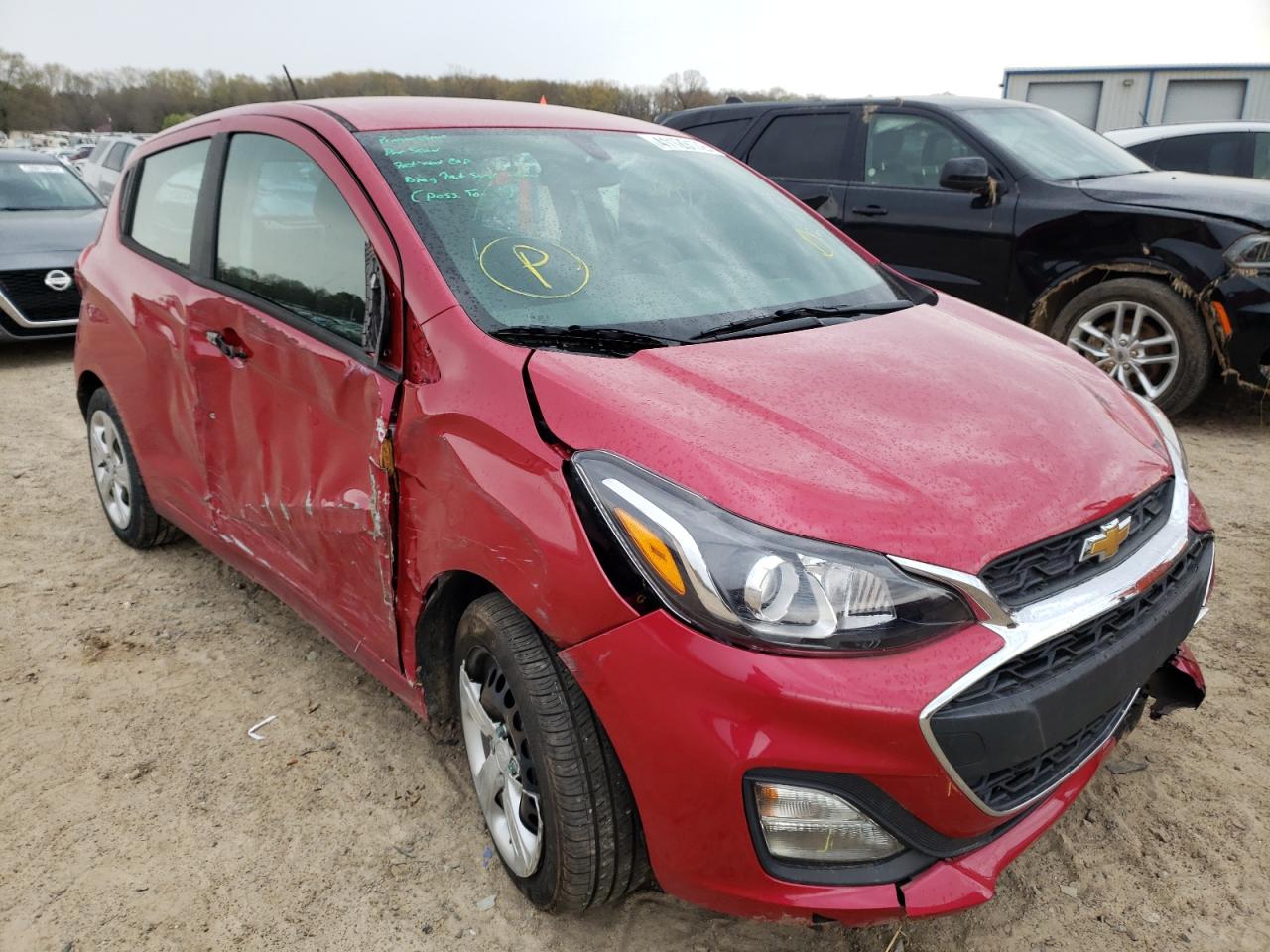 CHEVROLET SPARK LS 2019 with VIN KL8CB6SA0KC734373 - Photo from auction