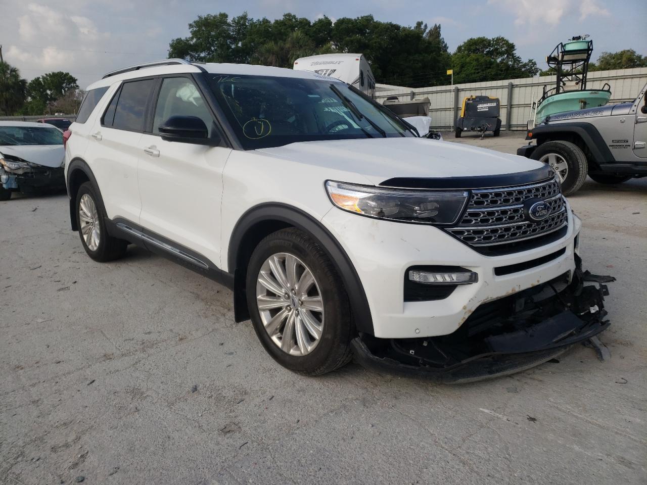 FORD EXPLORER L 2020 with VIN 1FMSK8FH8LGB90359 - Photo from auction